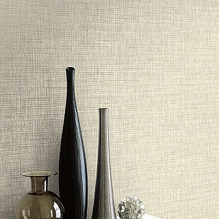 Weave / Crosshatch on Sheen Background on Unpasted Wallpaper
