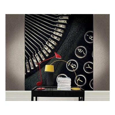 Contemporary Closeup Typewriter 6ft x 9ft Unpasted Mural