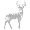 Deer - Buck Sudden Shadow Peel & Stick Mini Mural Applique - all4wallswall-paper