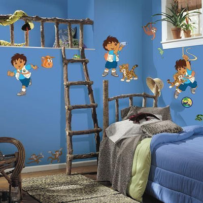 Go Diego Go Peel & Stick Appliques - all4wallswall-paper