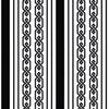 Contemporary - Modern Geometric Black & White Stripes Wallpaper - all4wallswall-paper
