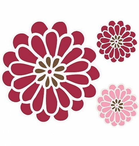 Waverly Daisy Peel & Stick Mural Appliques - all4wallswall-paper
