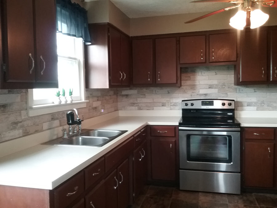 Beige, Taupe & Grey Realistic Brick Wallpaper - all4wallswall-paper