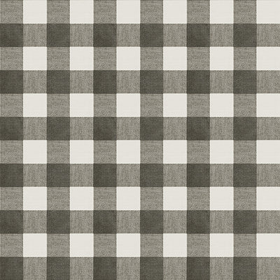 Chesapeake Check Black, White and Grey Gingham Wallpaper - all4wallswall-paper