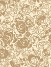 Gold Floral on Cream Wallpaper - all4wallswall-paper