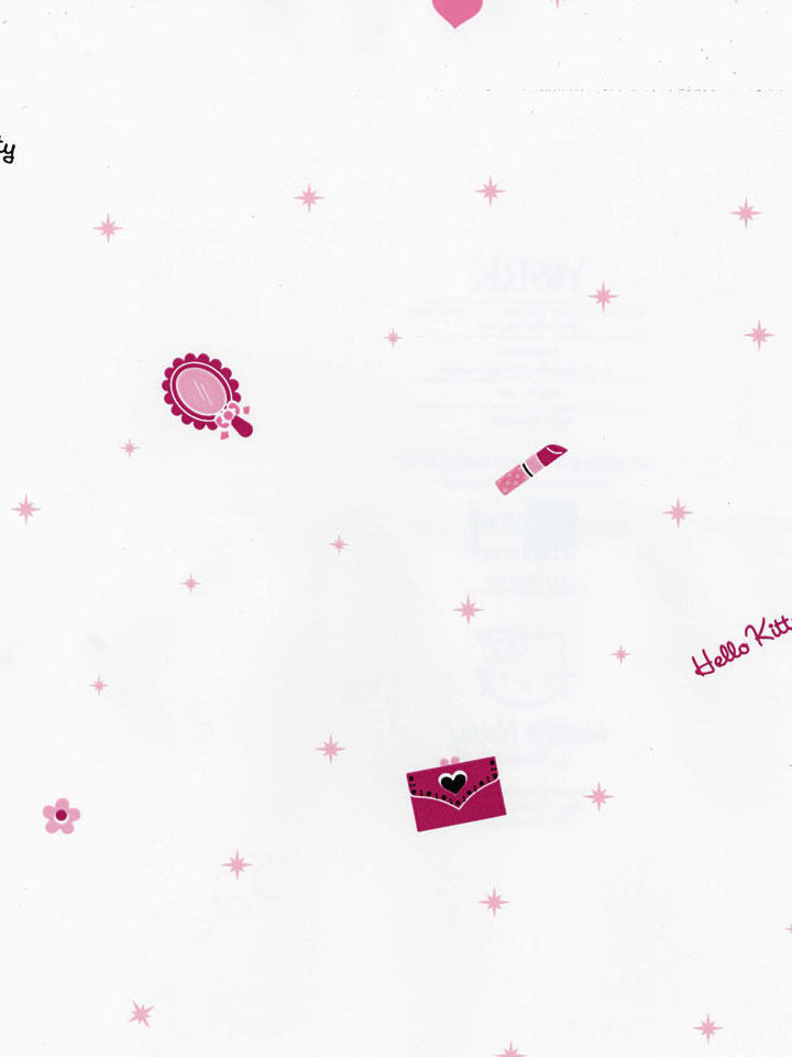 Hello Kitty Dress Up on Sure Strip White Wallpaper - all4wallswall-paper