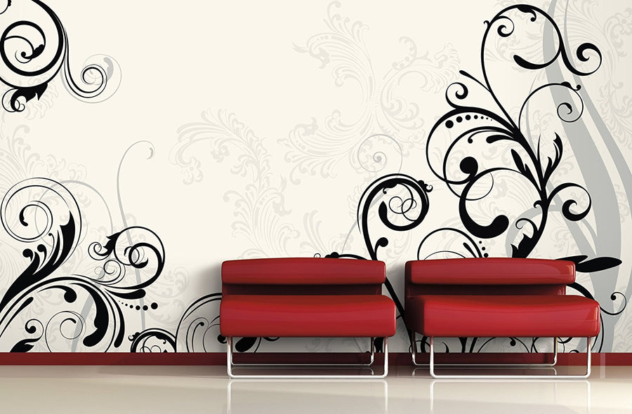 Mural Portfolio II Deco Scroll Wall Mural  15' x 9' - all4wallswall-paper