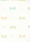 Pastel Dragonflies on White Wallpaper - all4wallswall-paper