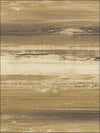 Golden Watercolor Sunset Stripes with Sheen on Unpasted Wallpaper