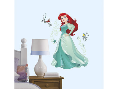 Disney Roommates Princess Ariel the Little Mermaid Mini Mural Peel & Stick - all4wallswall-paper