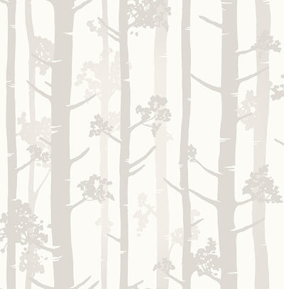 Contemporary Tree with Sheen Paste the Wall Wallpaper - all4wallswall-paper