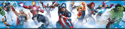 Marvel Avengers Peel and Stick Wallpaper Border - all4wallswall-paper