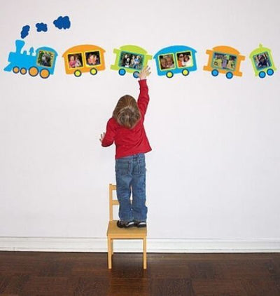 Train Peel & Stick Frames Appliques