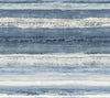 Blue Watercolor Wave Stripes on Sure Strip Wallpaper