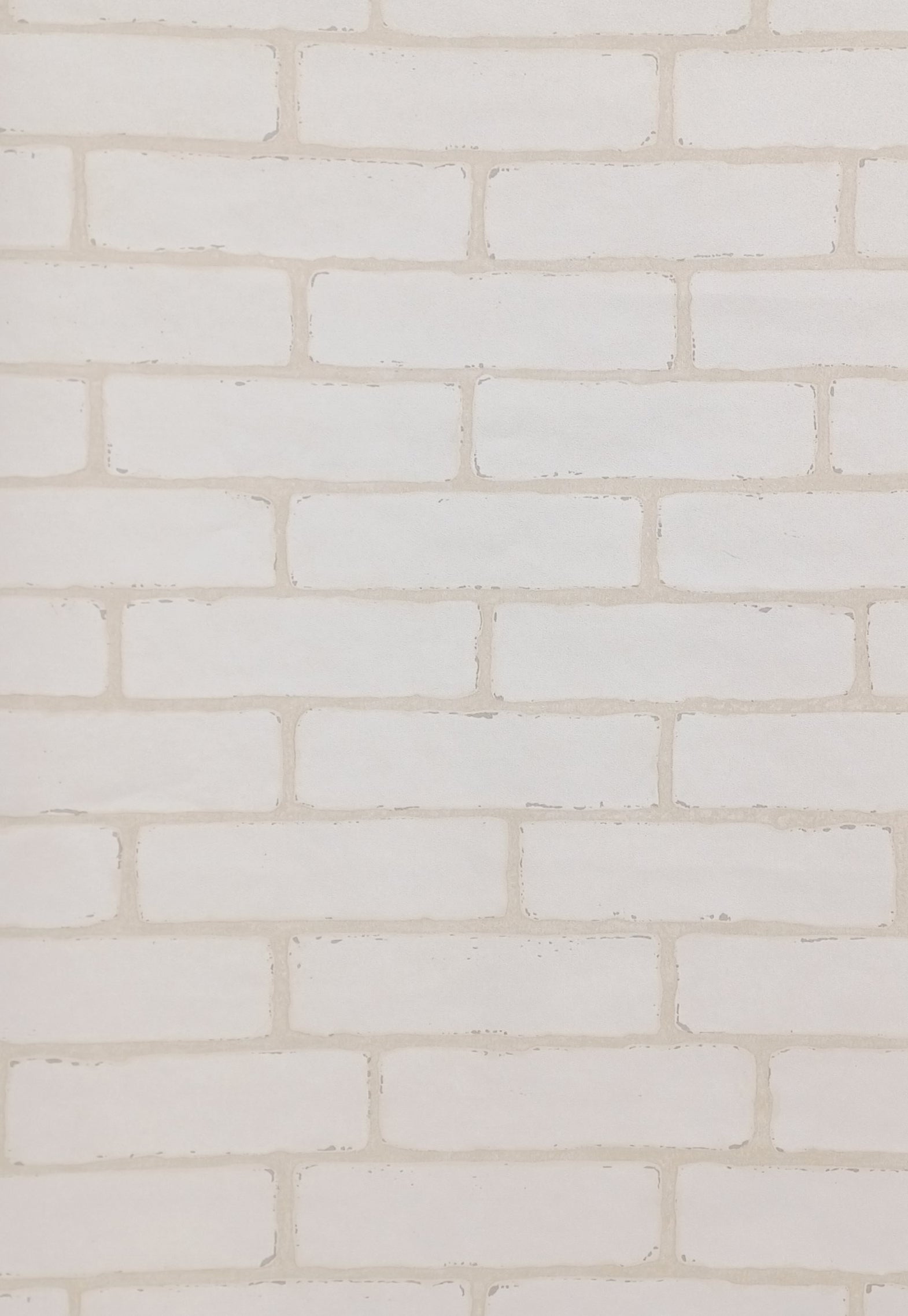 Light Cream Brick with Tan Grout Wallpaper