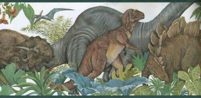 Jurassic Park Dinosaurs Prepasted Wallpaper Border