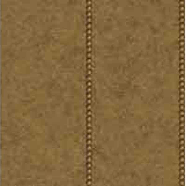 Gold Nail Head Trim on Faux Brown Leather on Easy Walls Wallpaper - all4wallswall-paper