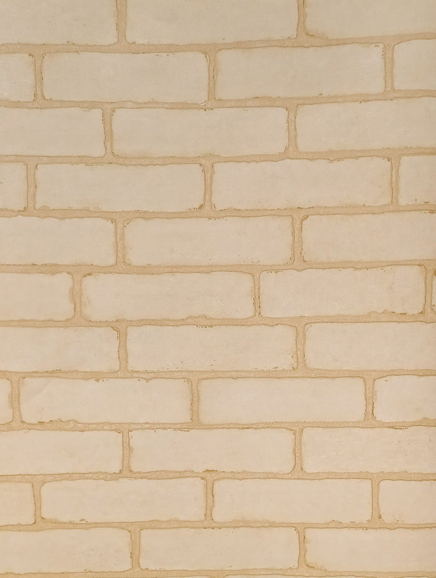 Gold Brick with Gold Grout Wallpaper