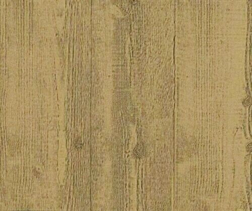 Embossed Textured Caramel Brown Wood Planks Unpasted Wallpaper - all4wallswall-paper