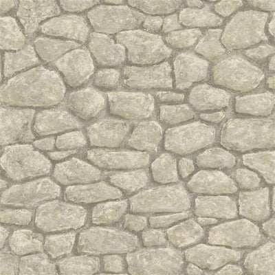 Grey Creek Rock / Stone on Easy Walls Wallpaper - all4wallswall-paper