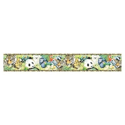 Jungle Safari Tiger Panda Gorilla Wallpaper Border