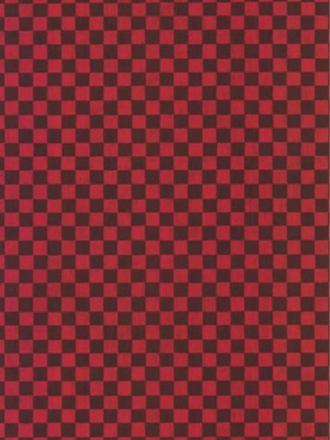 Cracker Barrel Red and Black Check on Sure Strip Wallpaper