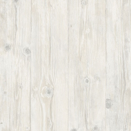 Faux 7.25" Wide White Washed Wood Planks Wallpaper - all4wallswall-paper