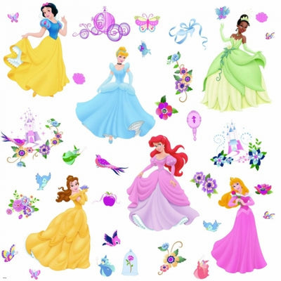 Disney Princess Peel and Stick Appliques - all4wallswall-paper