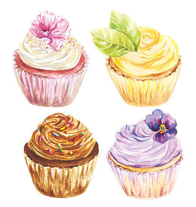 Baby Cakes Cupcakes Wallies - all4wallswall-paper