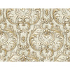 Baton Rouge Taupe Antique Neo Classical Scroll Formal Unpasted Wallpaper - all4wallswall-paper