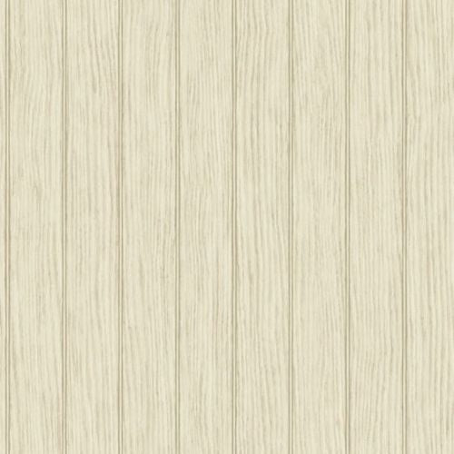Light Brown Untextured Faux Beadboard Sure Strip Wallpaper - all4wallswall-paper