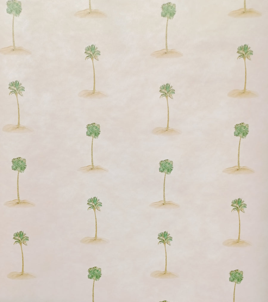 Palm Trees in the Sand Wallpaper