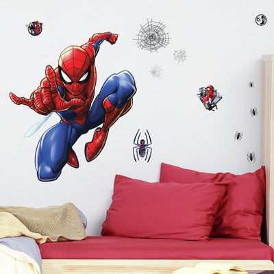 RoomMates Marvel Spiderman Precut Peel & Stick Mini-Mural - all4wallswall-paper