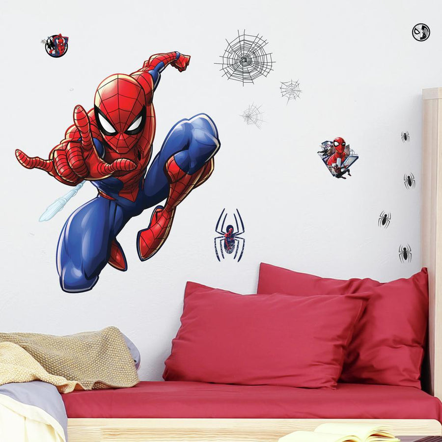 RoomMates Marvel Spiderman Precut Peel & Stick Mini-Mural - all4wallswall-paper