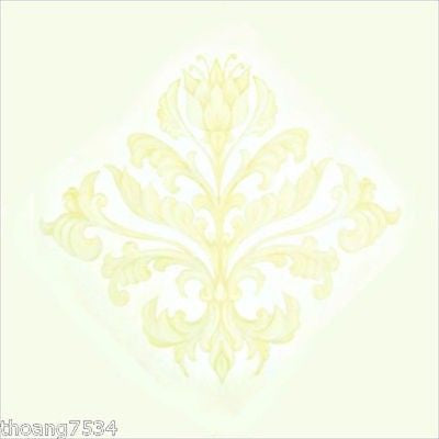 Damask Medallions Instant Rub On Transfer Expressions Mural - all4wallswall-paper