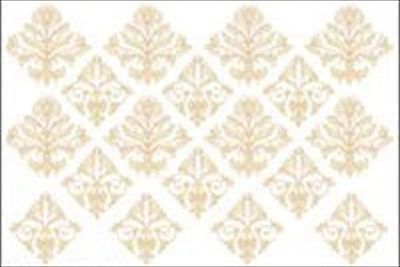 Damask Medallions Instant Rub On Transfer Expressions Mural - all4wallswall-paper
