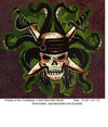 Disney Pirate - Pirates of the Carribean Skull and Swords Mini Mural - all4wallswall-paper