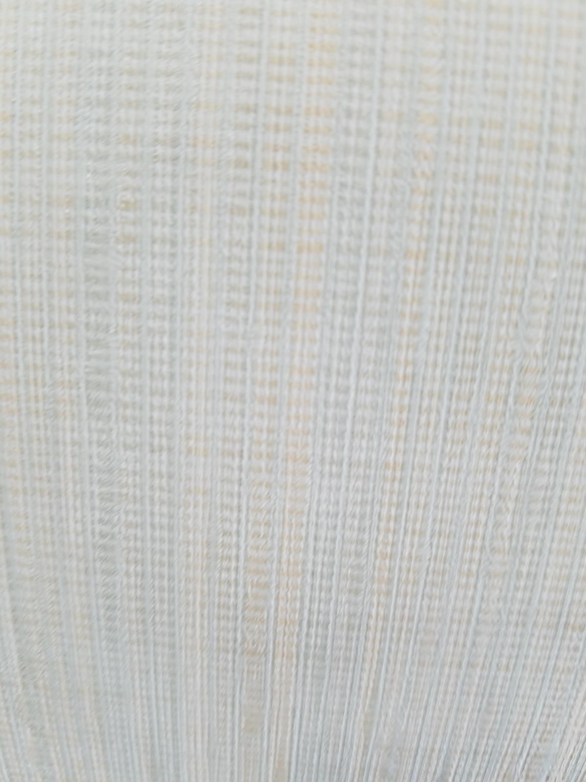 White with a Touch of Blue Linen Look Wallpaper - all4wallswall-paper