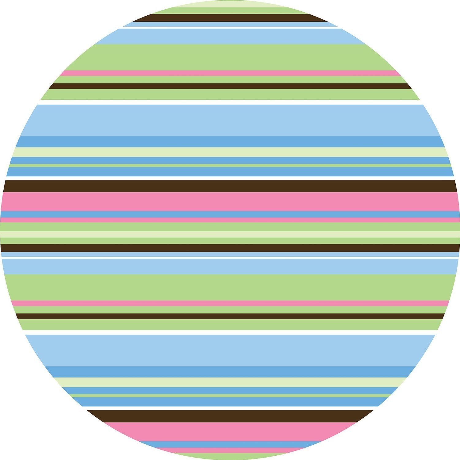 Wall Pops Ribbon Candy Blue Circles - all4wallswall-paper