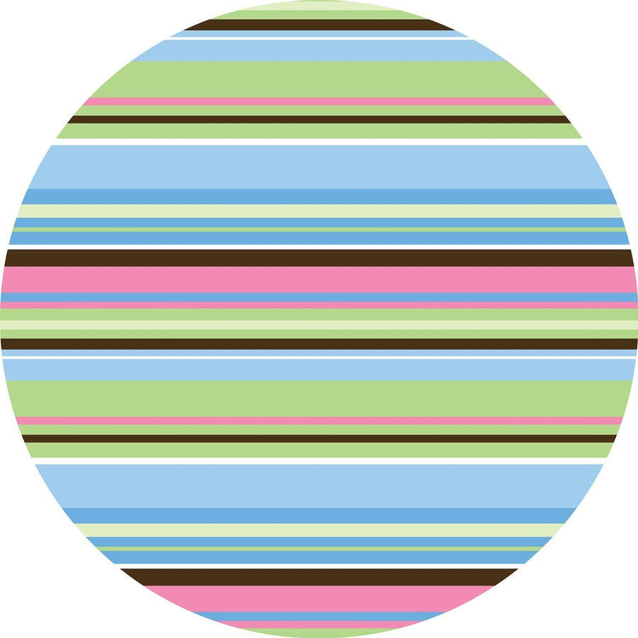 Wall Pops Ribbon Candy Blue Circles - all4wallswall-paper
