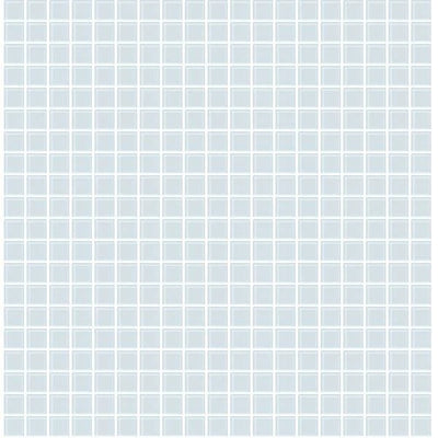 Blue Mosaic Backsplash Tiles 1" on Paste the Wall Wallpaper