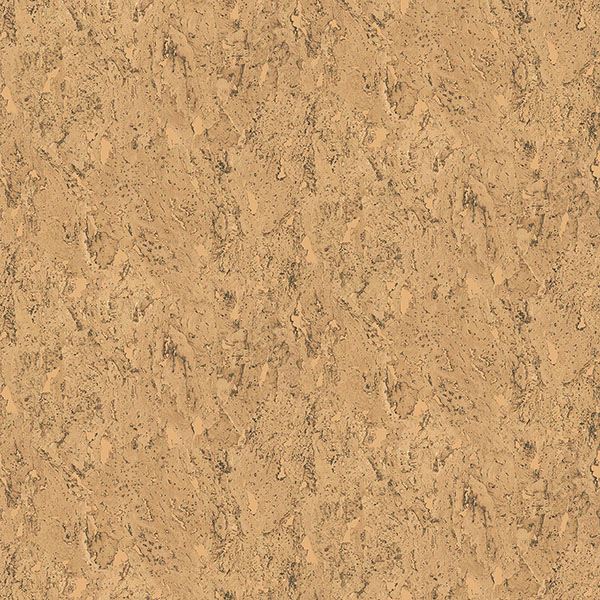 Realistic Faux Cork w/ Hints of Gold on Paste the Wall Wallpaper