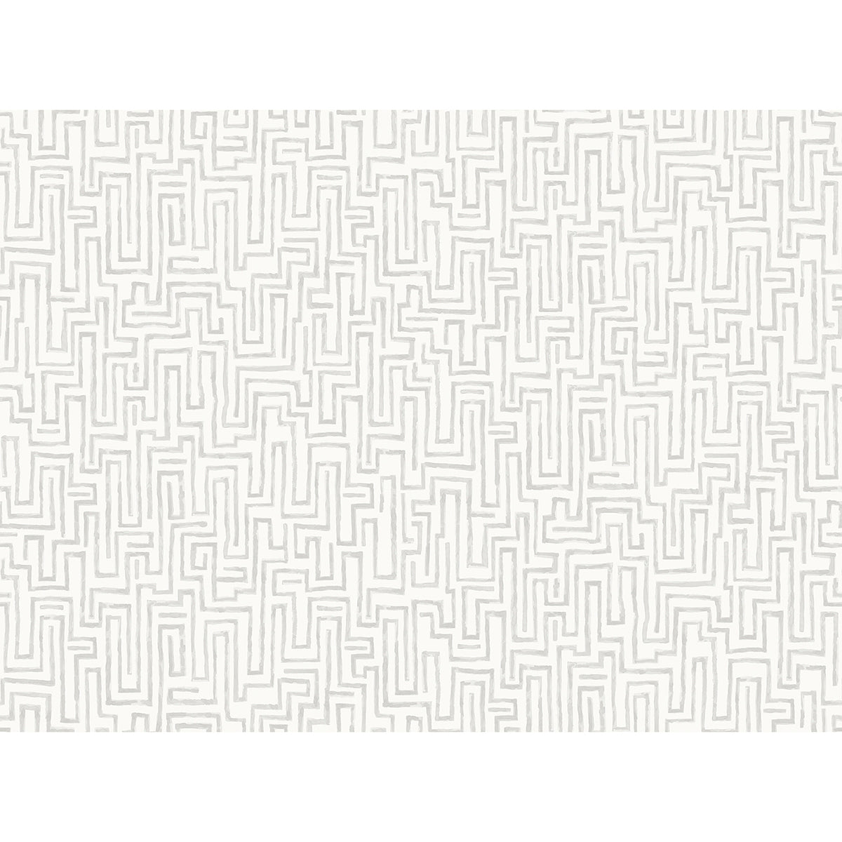 Watercolor Grey Maze 12 x 9 Wall Mural Paste the Wall