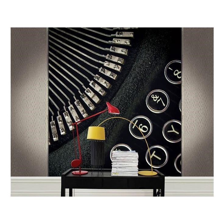 Contemporary Closeup Typewriter 6ft x 9ft Unpasted Mural