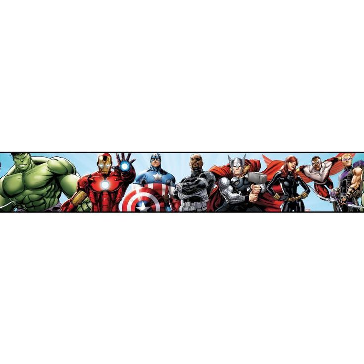 Marvel Avengers Assemble Prepasted Wallpaper Border Last One