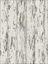 Distressed Peeling Paint Wood on Unpasted Wallpaper