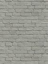 Modern Gray Brick Unpasted Wallpaper Pelican Prints