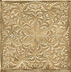 Villa Toscana Golden Wall or Ceiling Tiles on Unpasted Wallpaper