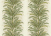 Oversized Palm Branch Stripe on Stria Unpasted Wallpaper