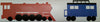 Uncut 3 Train Sets on a Peel and Stick Wallpaper Border - all4wallswall-paper